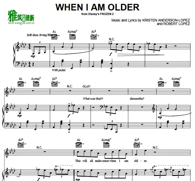 ѩԵ2 When I Am Older ָٵ