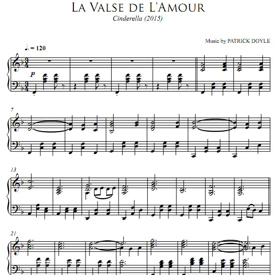 Cinderellaҹ (2015)La Valse de L'Amour