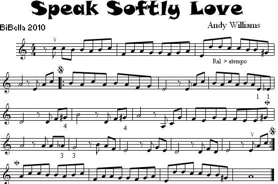 speak softly loveС