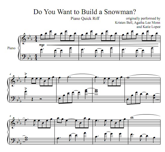 ѩԵDo You Want to Build a Snowman
